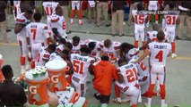 Group of Cleveland Browns Players Kneel During National Anthem