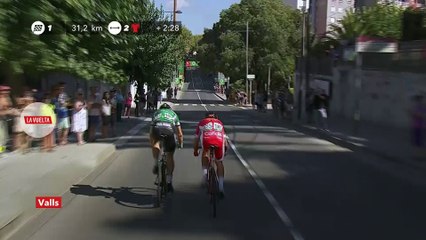 Only two riders ahead now - Étape 4 / Stage 4 - La Vuelta 2017