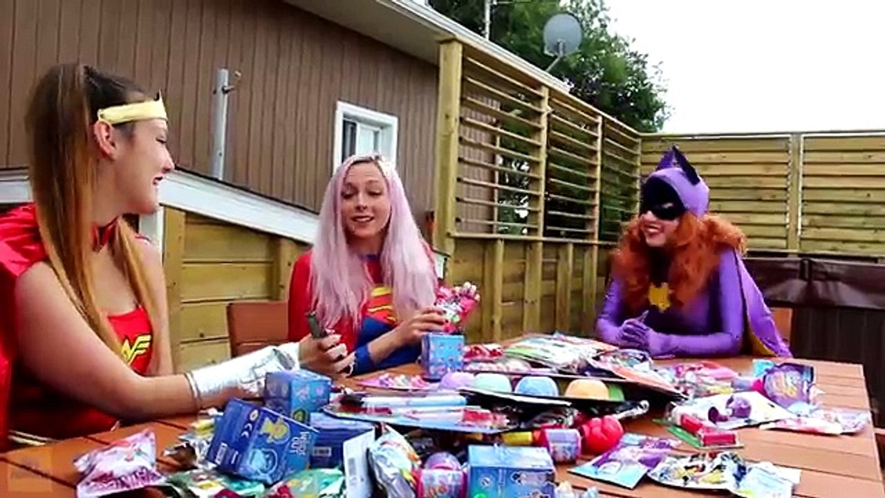 Frozen Elsa BALLOON DRESS! w/ Spiderman Joker Anna Car Challenge Maleficent Real Life Supe