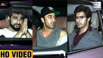 Ranbir, Varun & Arjun At Karan Johar's Private Party Full Video