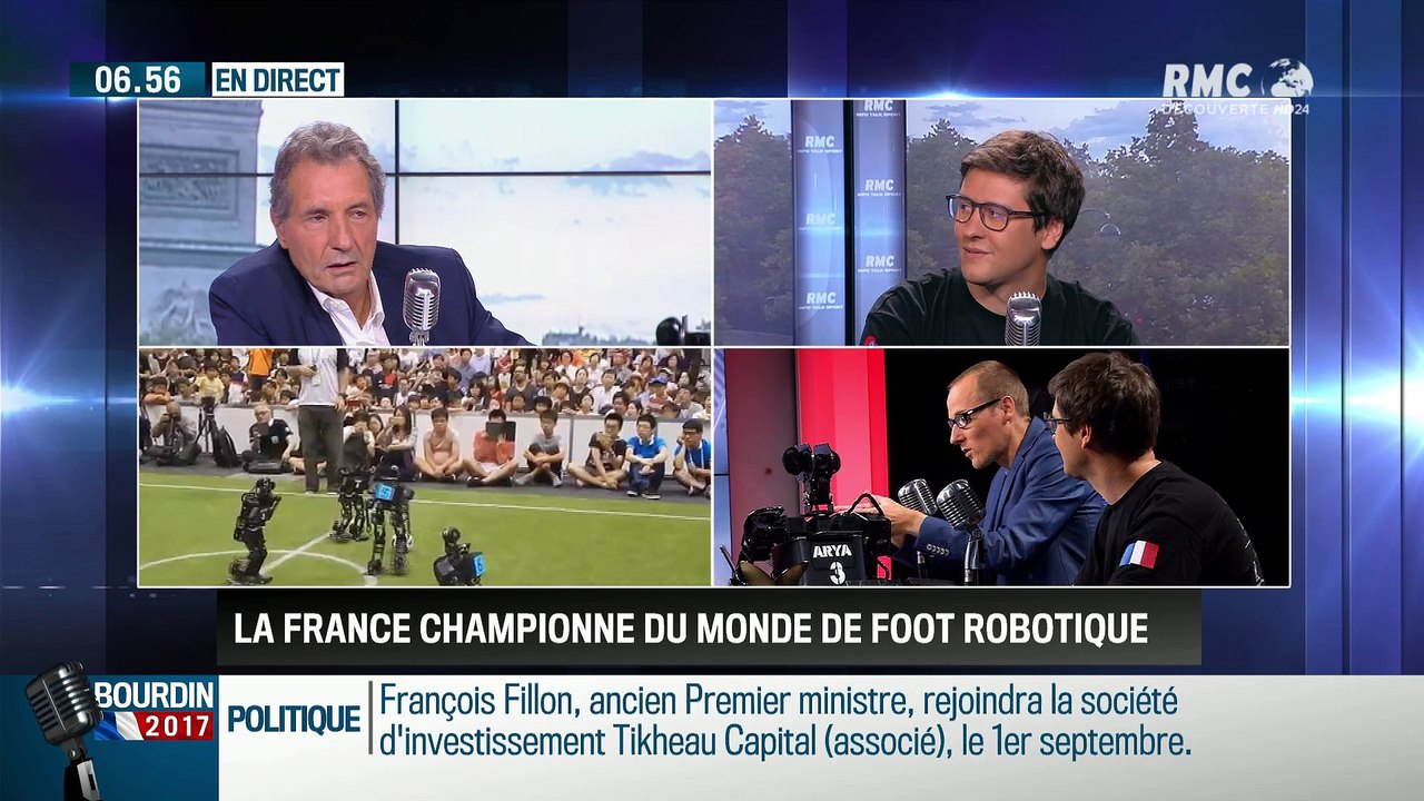 La chronique d'Anthony Morel : La France championne du monde de foot robotique - 23/08