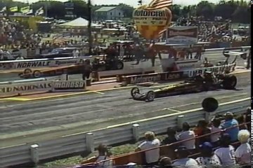 Drag Racing 1987 IHRA World Nationals Norwalk TOP FUEL Round 1