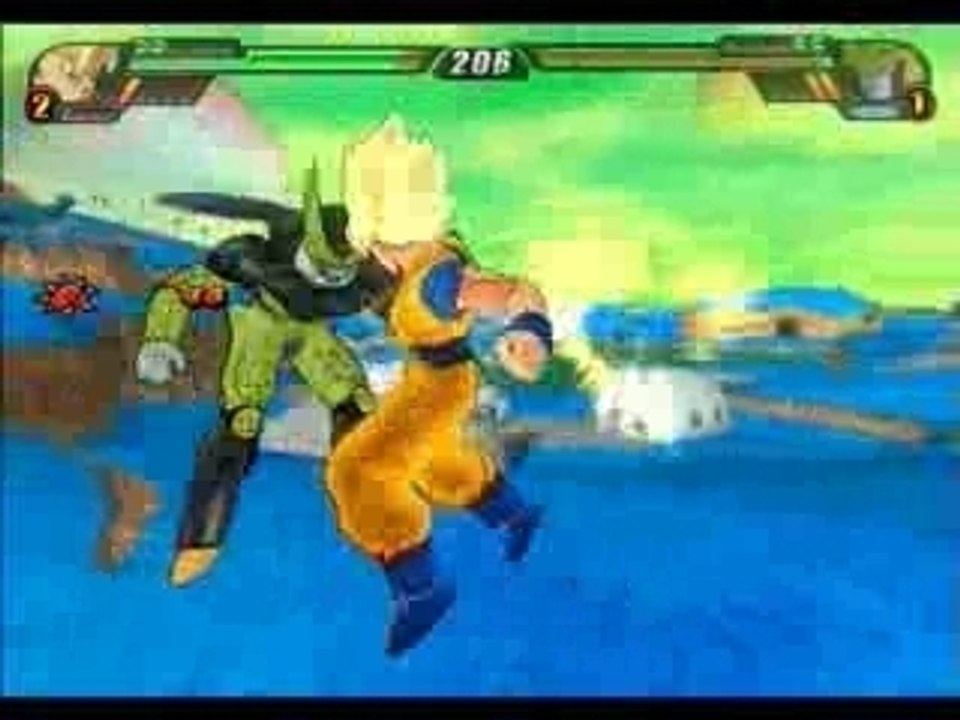 goku ssj1 vs cell
