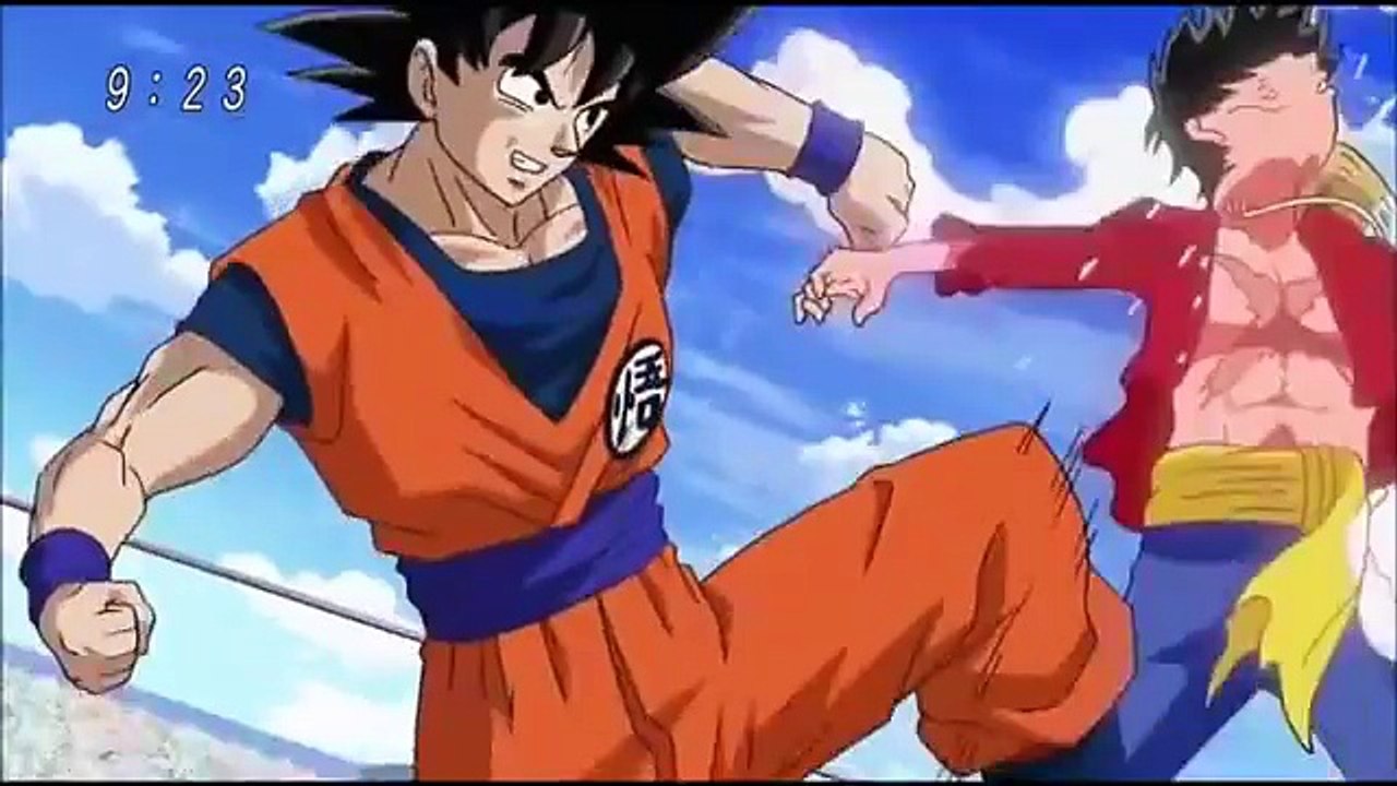 Dream 9 Toriko & One Piece & Dragon Ball Z, Super Collaboration Special (2013) : extrait de l'épisode spécial du crossover entre One Piece et Dragon Ball (VOSTFR)