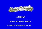 Ricardo Arjona - Quien (Karaoke)
