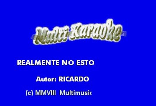 Ricardo Arjona - Realmente No Estoy Tan Solo (Karaoke)