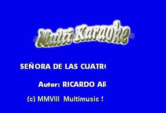 Ricardo Arjona - Señora De Las Cuatro Decadas (Karaoke)