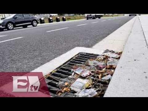 Los daños que genera la basura en las alcantarillas / Vianey Esquinca