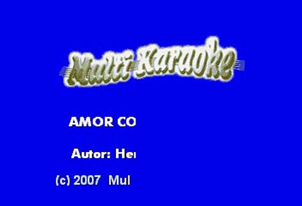 VICENTE FERNANDEZ - AMOR COMO MI AMOR (KARAOKE)