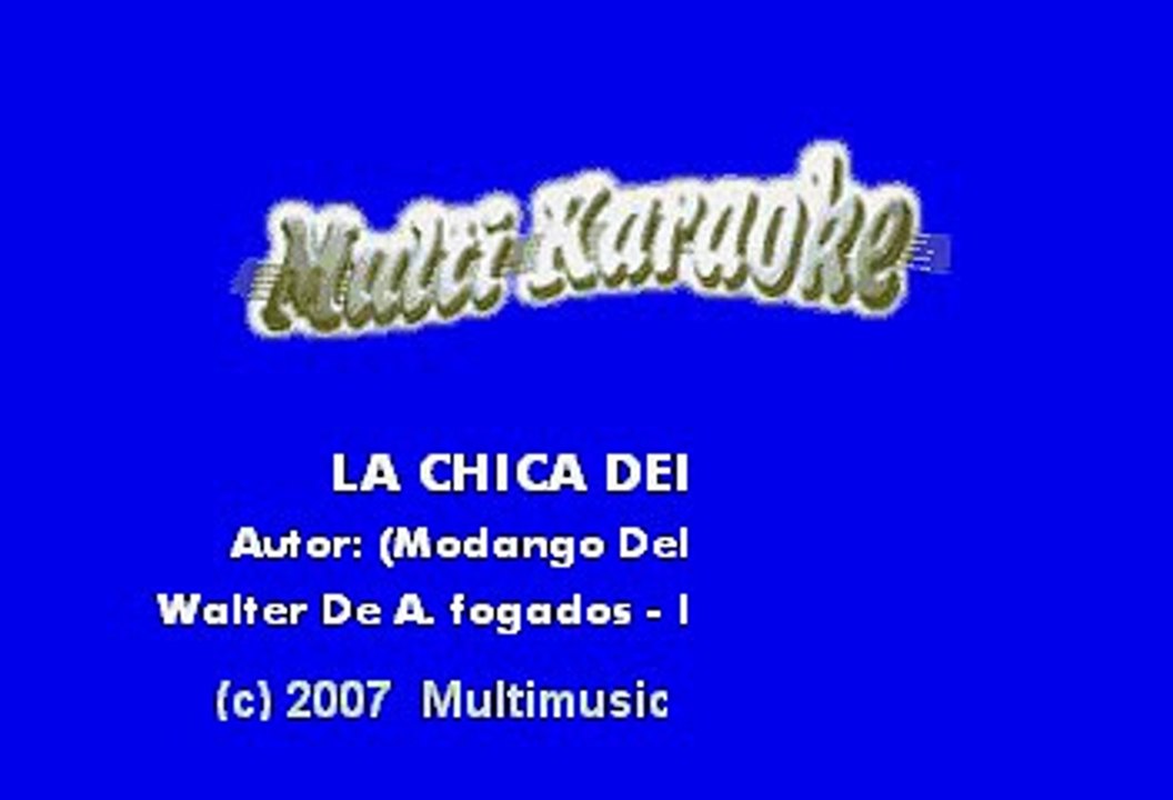 La chica Del Este - Grupo Bryndis (Karaoke)