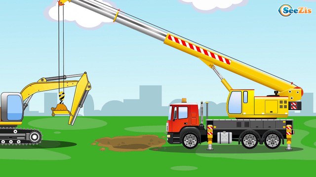 Мультики про Машинки - сборник Экскаватор и Строительная Техника Грузовик и Кран