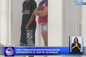 Tres presuntos microtraficantes detenidos en el sur de Guayaquil
