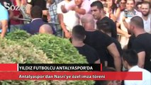 Antalyaspor’dan Nasri’ye özel imza töreni