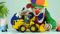 Construction Vehicles | Video for Kids | Minions | Clown Bingo and Bruder Road Roller UNBO