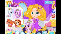 Robe etc. Jeu enfants enfants pour Princesse vers le haut en haut vidéo et elsa Rapunzel jeu disney