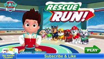 PAW Patrol Mission PAW Rescue Run - Nickelodeon Jr Kids Games - Paw Patrol Animation Pups