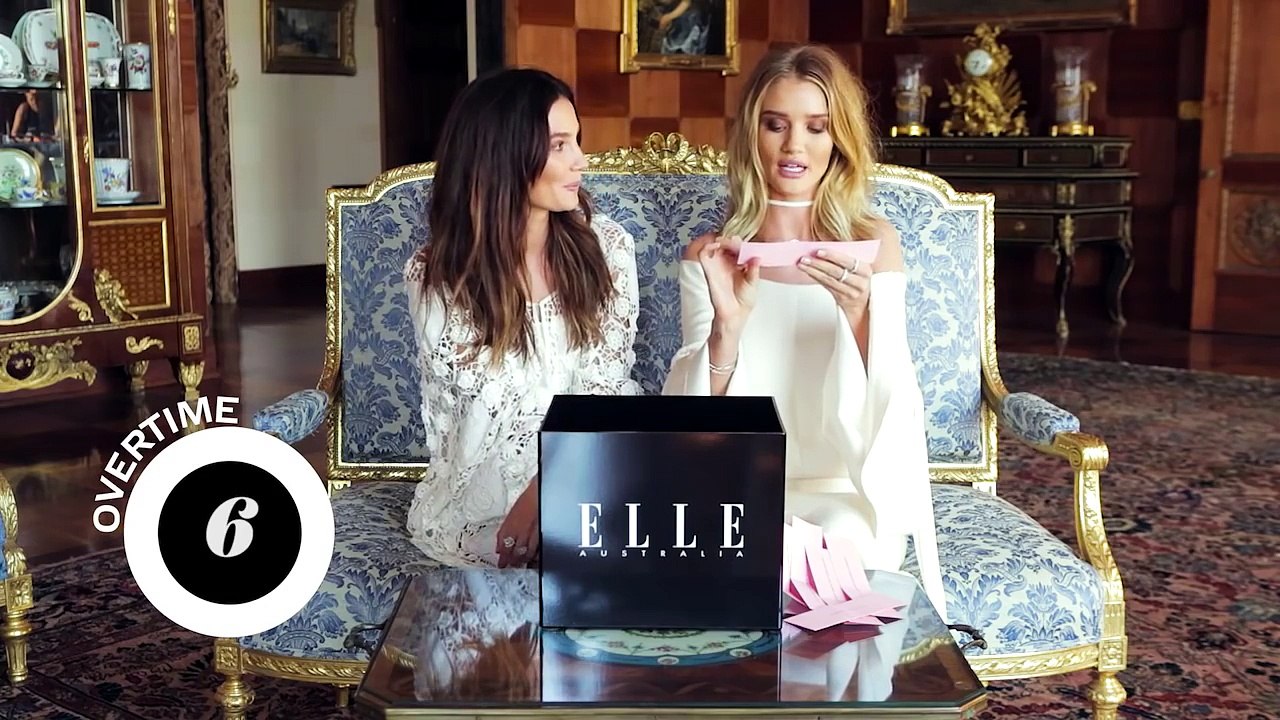 ELLE Mystery Box Challenge: Lily Aldridge and Rosie Huntington Whiteley