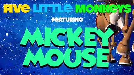 Mickey Mouse Five Little Baby Christmas Santa Nursery Rhyme Adventure ( by fun chamber )