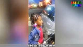 BABY vs CAR ALARM - Best Funny Reaction Babies Compilation 2017