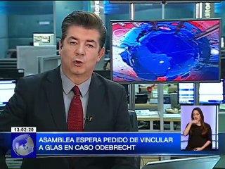 Asamblea espera pedido de vincular a Glas en caso Odebrecht
