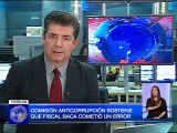Comisión Anticorrupción sostiene que Fiscal Baca cometió un error