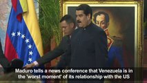 Venezuela in 'worst moment' of relationship with US govt: Maduro