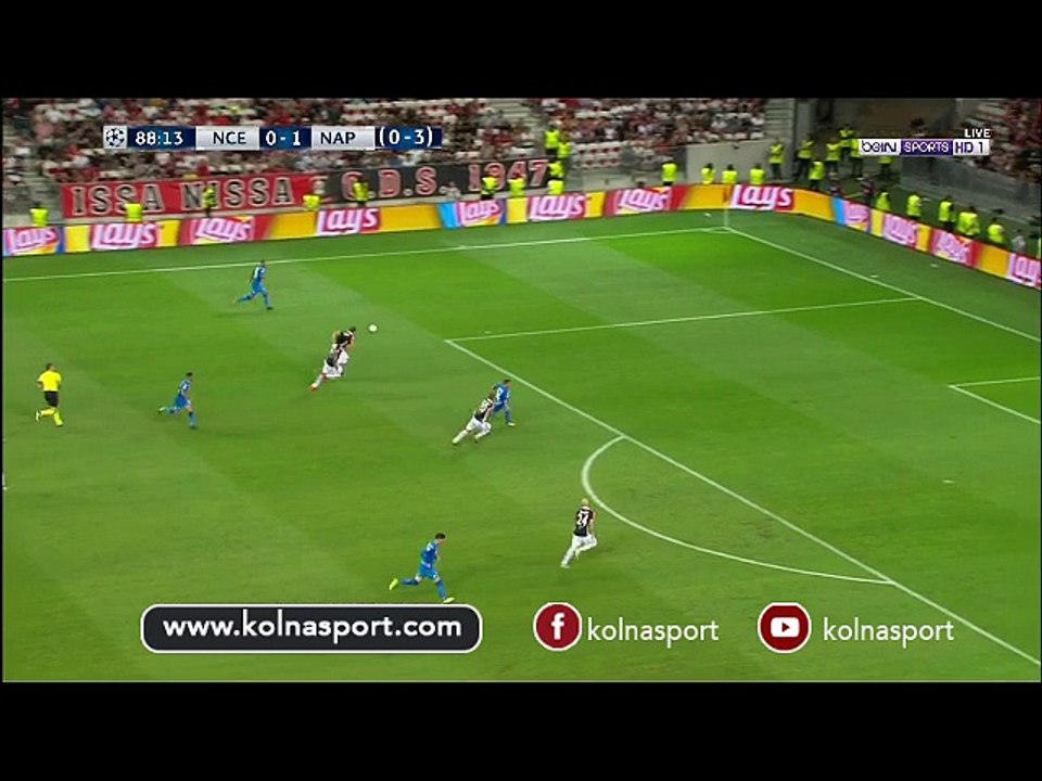 Nice 0 - 2 Naples #  Insigne