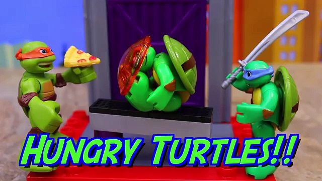 Teenage Mutant Ninja Turtles Mega Bloks TMNT Party Wagon Shredder Attacks Toys at Antonio