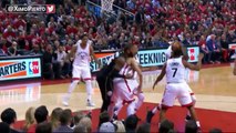 Jonas Valanciunas & Greg Monroe Fight | Bucks vs Raptors | Game 5 | April 24, 2017 | NBA P