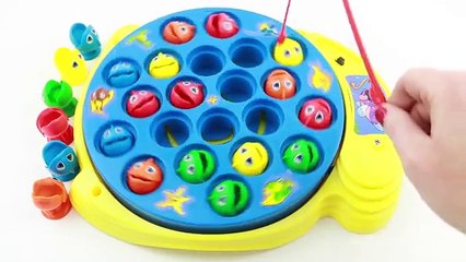 Lets Go Fishing Game Learning Colors For Toddlers Kids Babies ASMR