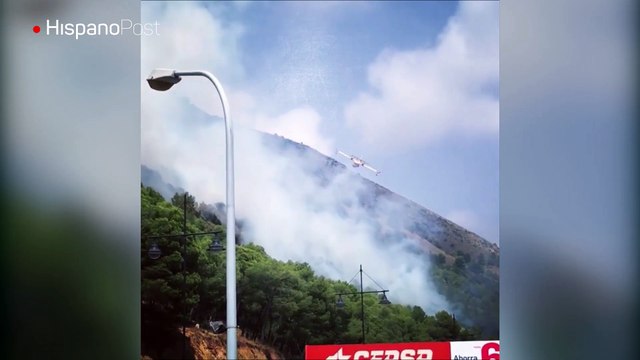 En España usan hidroaviones para sofocar los incendios forestales