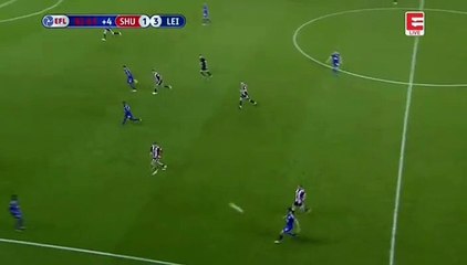 Ahmed Musa Goal HD - Sheffield Utd	1-4	Leicester 22.08.2017