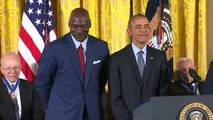 Michael Jordan Receives The Presidential Medal of Freedom