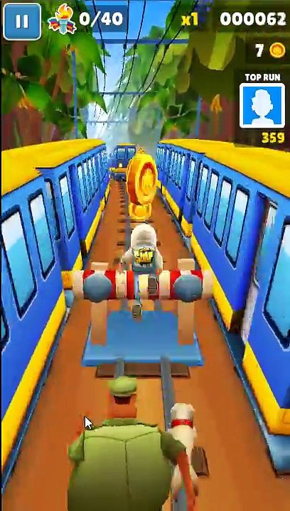 Subway Surfers Gameplay - First time playing Subway Surfers Rio , Cartoons game animated movies 2018