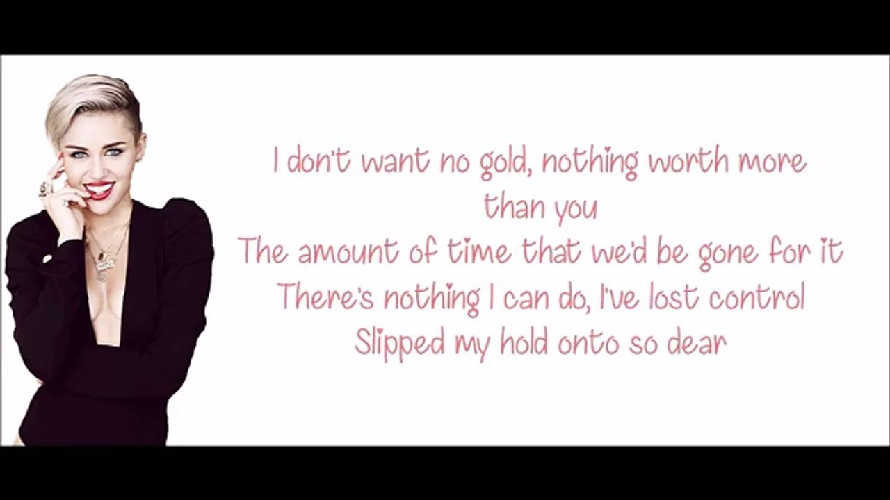 Miley Cyrus - Miss You So Much [Official Lyrics]