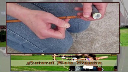 How to - Binding Self Nocks  - Wooden Arrow Making