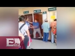 Empleado del IMSS golpea a derechohabiente en clínica de Cancún