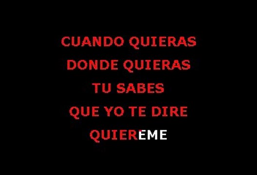 Dyango - Cuando Quieras Donde Quieras (Karaoke)