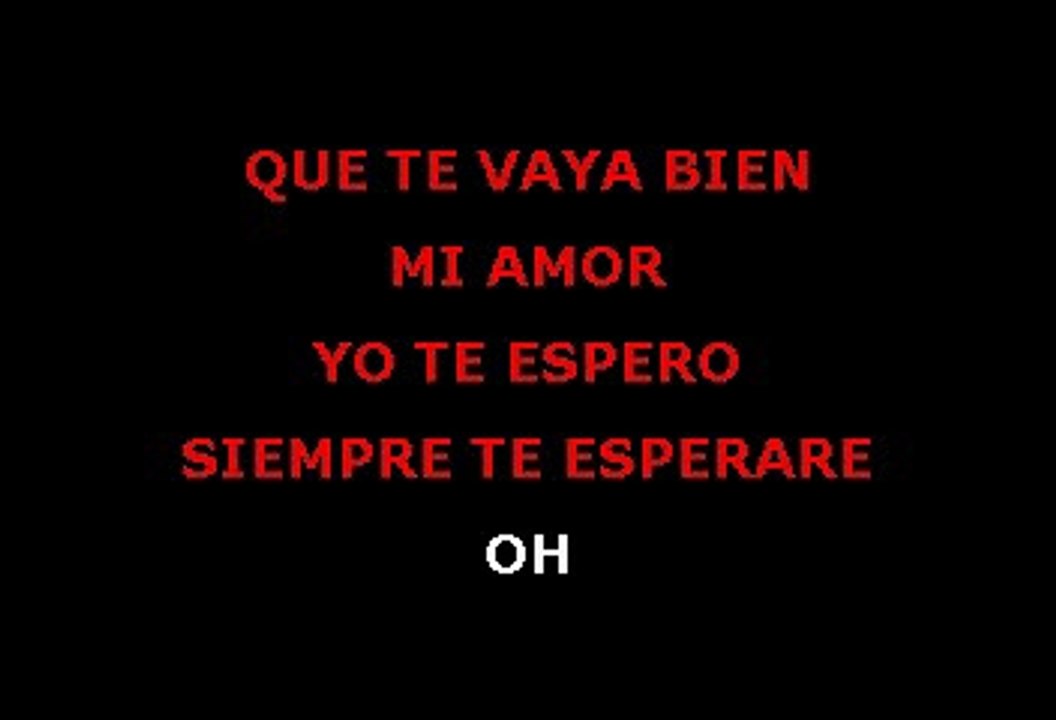 Enanitos Verdes - Cada Vez Que Digo Adios (Karaoke)