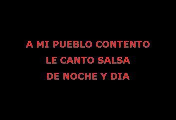 Fania All Stars - Por Eso Yo Canto Salsa (Karaoke)