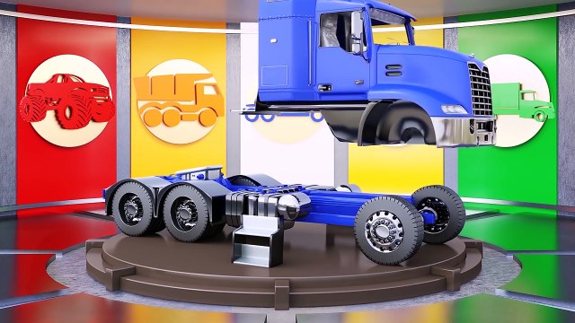 Aprender los Colores en Inglés con Coches de Policía y Ambulancia Dibujos Animados