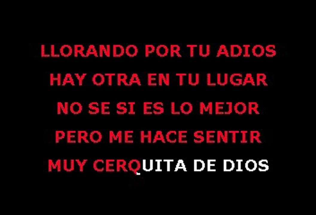 Pablo Montero - Hay Otra En Tu Lugar (Karaoke)
