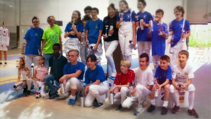 Saison 2016/2017 quelques grands moments à l'AJS Escrime La Garde