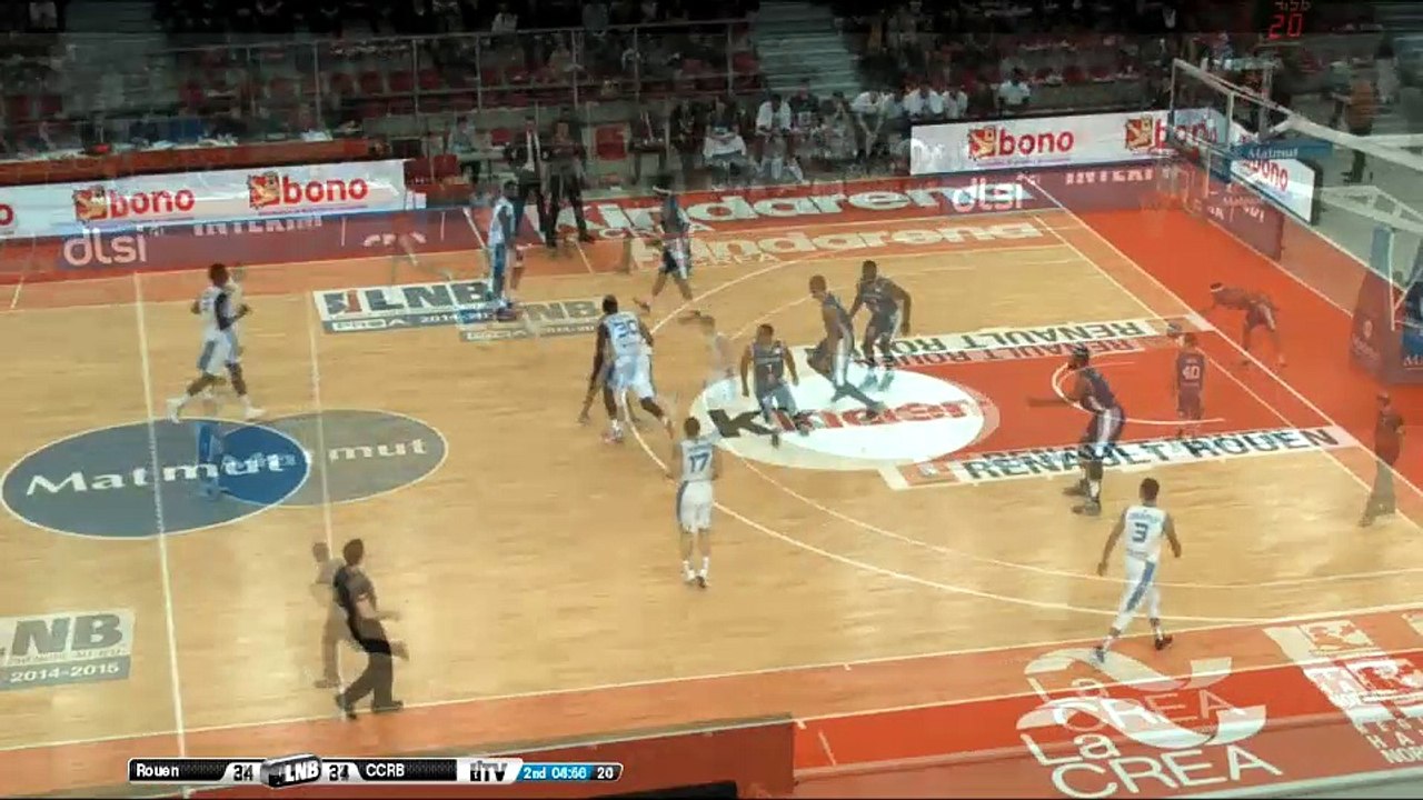 Pro A - 22e journée : Rouen vs Châlons-Reims
