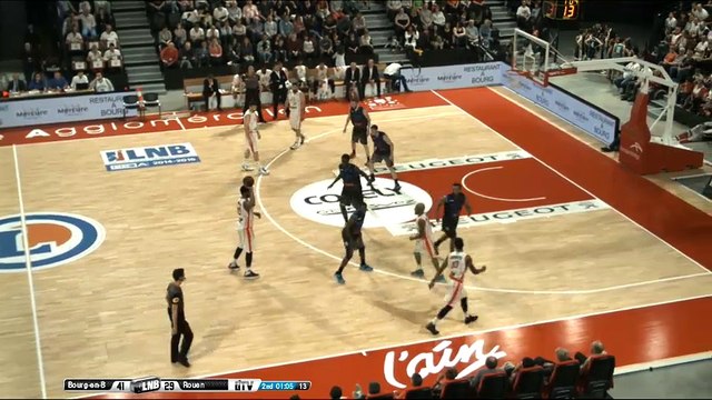 Pro A - 29e journée : Bourg-en-Bresse vs Rouen
