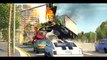 Accidente de colisión inevitable en el accidente de tránsito a los coches de accidentes rompen juego de dibujos animados 3d acerca