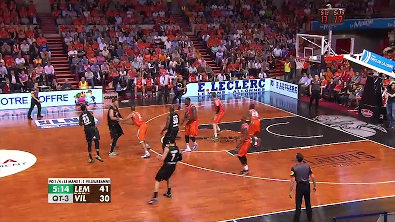 Playoffs Pro A - Quart de finale Match 3 : Le Mans vs Lyon-Villeurbanne