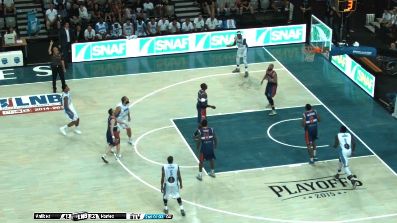 Playoffs Pro B - Quart de finale Match 2 : Antibes vs Nantes