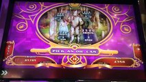 HUGE WIN!!! Wizard of Oz Ruby Slippers 2 Slot Machine Bonus - Yellow Brick Road Bonus - HU