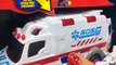 FAST LANE LIGHT AND SOUND SOS STATION WITH AMBULANCE POLICE CRUISER FIRE TRUCK & SOUNDS -